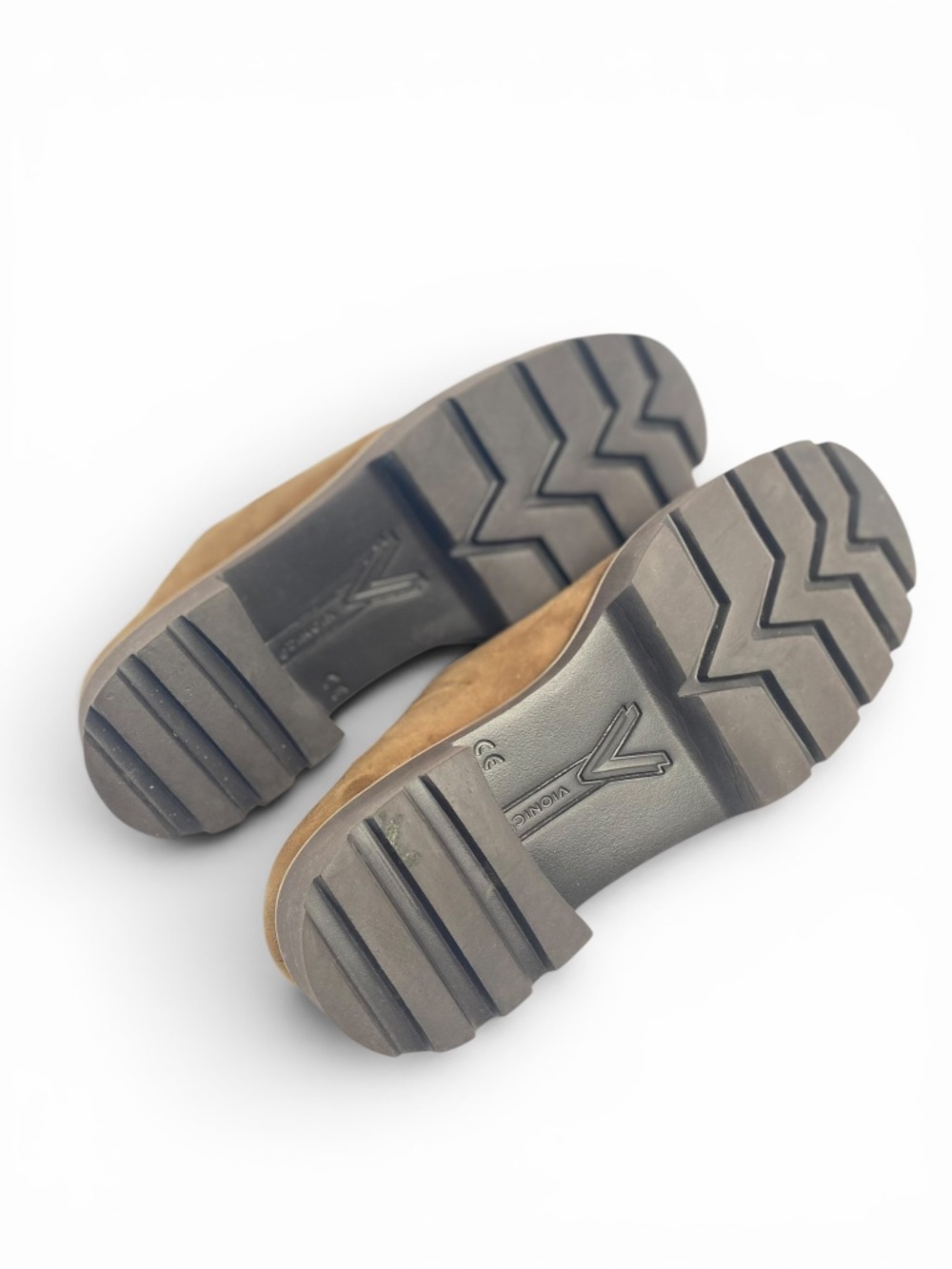 Vionic Fairfax Clogs Women's Suede Slip-On Comfort Mule Lug Sole Hazelnut Size 9 - Picture 6 of 8